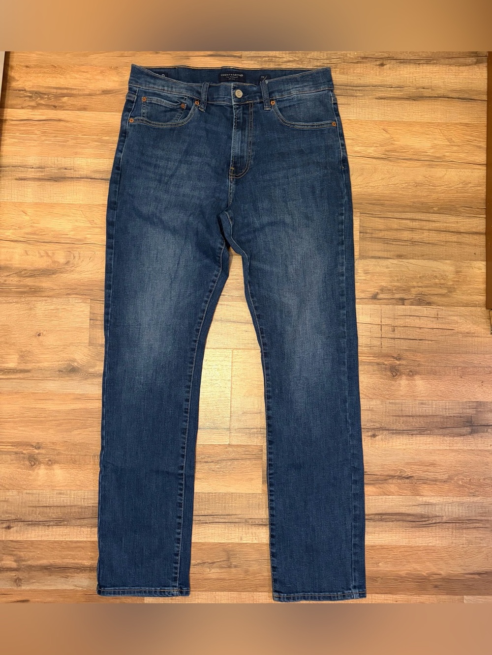 Lucky Brand 410 Athletic Straight Mens Jeans 32x34 Noble Blue Streetwear